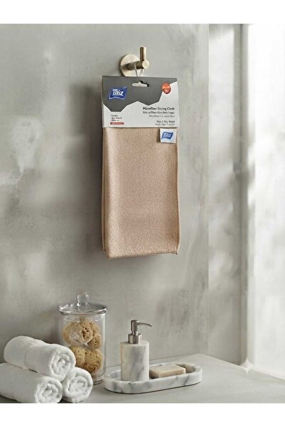 Titiz Plastik Titiz Microfiber Scrubbing Cloth 30X30 cm Beige - Effective Cle...
