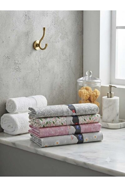 Titiz Plastik Titiz Tp-700 Patterned 4-Piece Microfiber Dish Drying Mat Set 4...