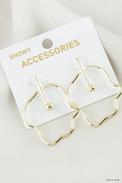 ZERO LAND Spt-Gld Cloud Pearl Metal (231823) Earrings Yellow