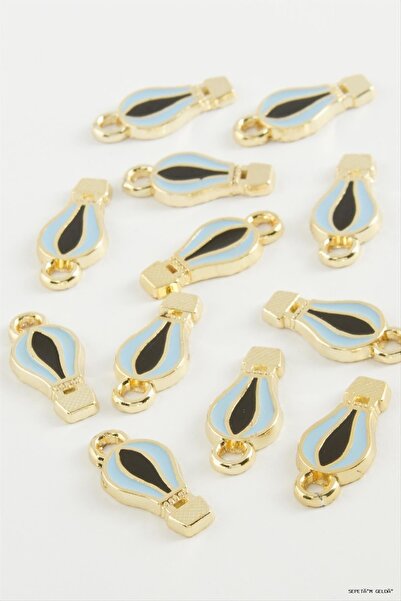 ZERO LAND Spt-Gld Balon Single Handle Enameled Bracelet and Pendant Horse 1 (...