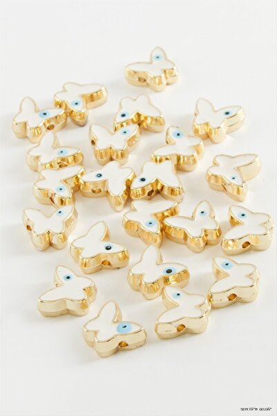 ZERO LAND Spt-Gld Enamel Bracelet and Pendant Horse 1 (230149) Piece White