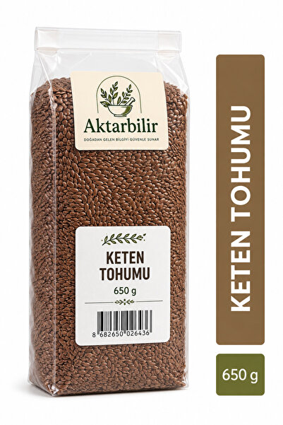Keten Tohumu 650 g - Tane Keten Tohumu Kahvaltı ve Tarifler İçin