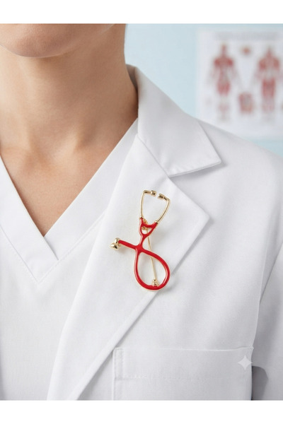 kurukafagift Broş Doktor Hemşire Steteskop