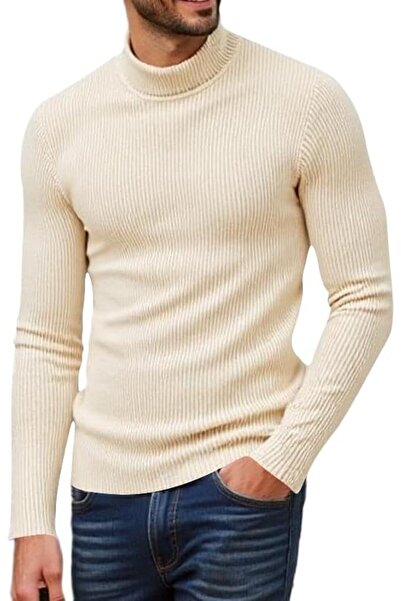 Runcati Men's winter hi cool, knitted and slim fit casual, lightweight long s...