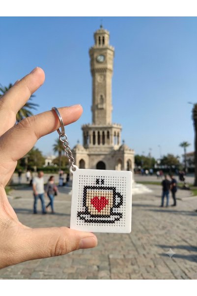 Shoplandu Kendin Yap Anahtarlıklı Mini Etamin Kiti - 3D Baskılı Etamin Kiti