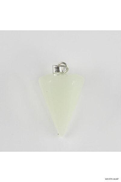 ZERO LAND Spt-Gld Phosphorus Pandul Natural Stone Pendant (00051) Water Green