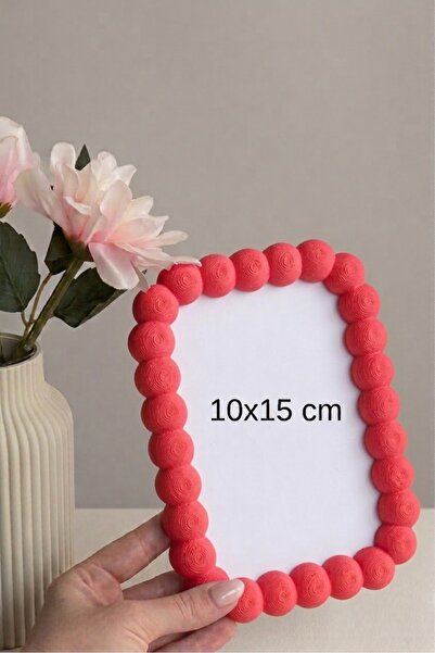 BRE HOME Kabartmalı Tasarım Fotoğraf Çerçevesi 10x15 cm - Balon/Bubble Masaüs...