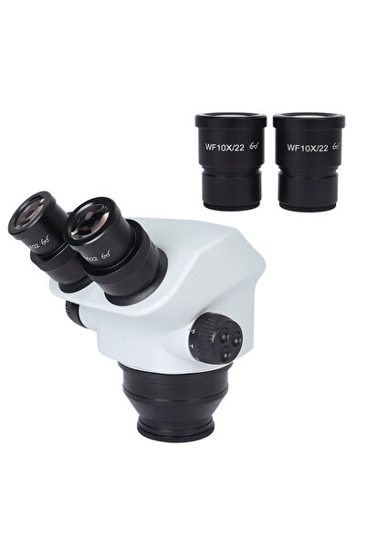 EUAS Mikroskop ZS 7050 Kafa Beyaz - Stereo Zoom Binoküler Başlık WF10X/20 (Ø7...