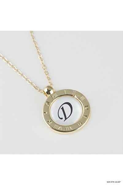 ZERO LAND Spt-Gld Series End Letter Pendant (02158) D