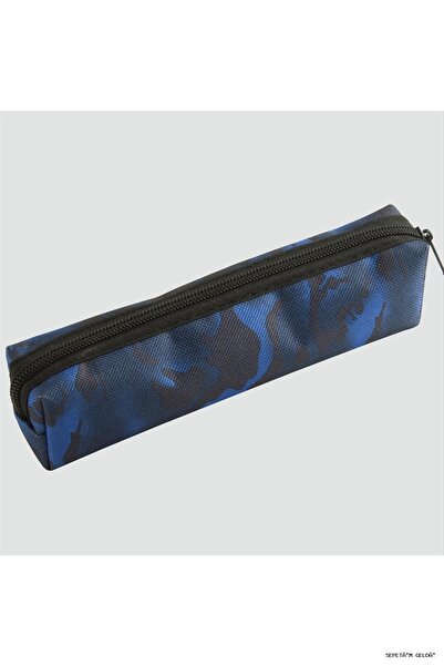ZERO LAND Spt-Gld Soldier Patterned Pen Holder (01253) Wallet Blue