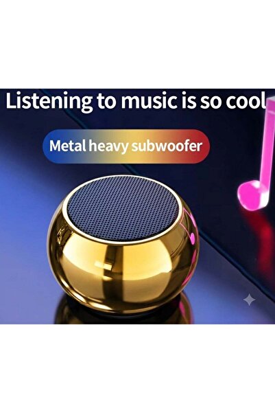 Generic Portable Mini Metallic Bluetooth Speaker – Wireless Pocket Subwoofer ...