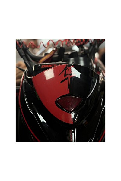ARTES MOTO KAPLAMA MERKEZİ Mondial Drift-L İçin kırmızı Hayabusa Motifli Kafa...