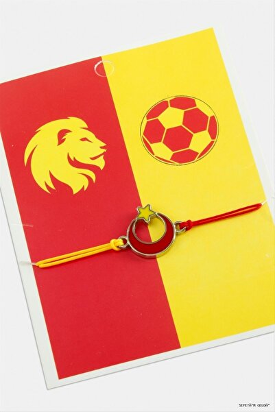 ZERO LAND Spt-Gld Fan Rope (03850) Wristband Red