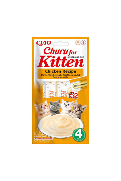 Ciao RECOMPENSA PISICA CHURU FOR KITTEN CU PUI 4X14 GR