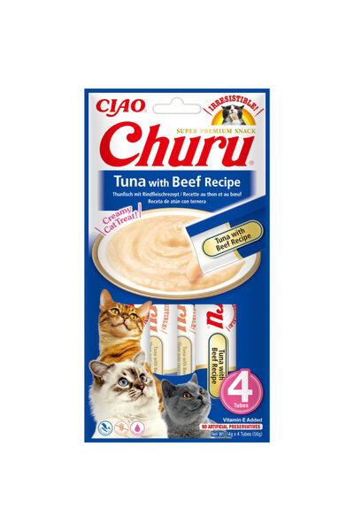 Ciao RECOMPENSA PISICA CHURU CAT TON CU VITA 4X14GR