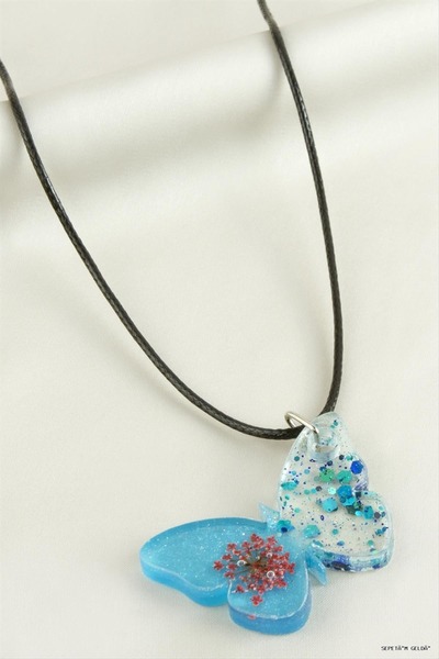 ZERO LAND Spt-Gld Sultan Otu Epoxy (04529) Pendant Blue