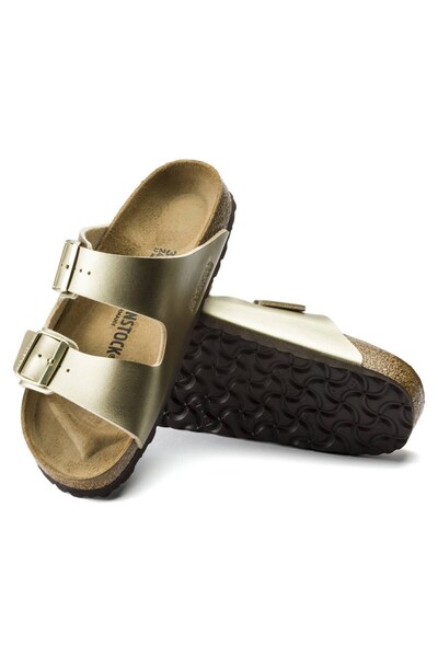 Birkenstock Arizona Bf Women's Gold Slippers