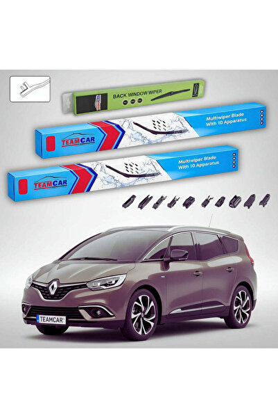 TEAMCAR Чистачки Рено Гранд Сценик IV 2016-2022 |   Преден и заден комплект F...