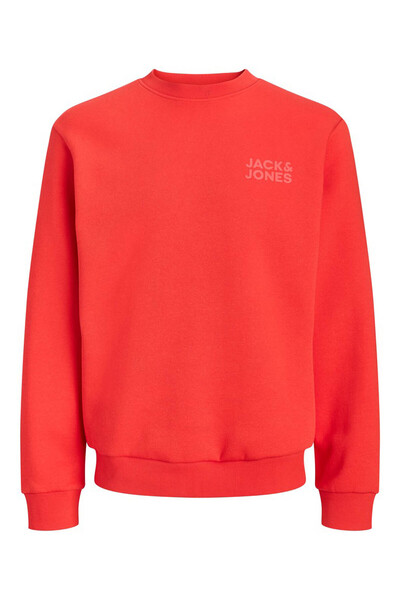 Jack & Jones Jorlogo Червен мъжки суичър 12290659