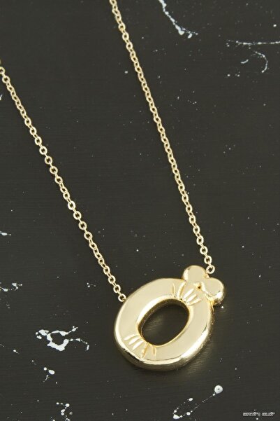 ZERO LAND Spt-Gld Letter Ö Balloon (05118) Pendant Yellow
