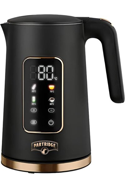 Partridge Pub Singapore غلاية كهربائية بارتريدج بشاشة رقمية سعة 1.7 لتر و4 اع...