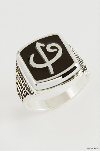 ZERO LAND Spt-Gld Vav Elif Metal Men's Ring Silver (10401) Color 19