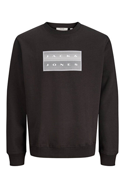 Jack & Jones Jcofusıon Box Siyah Erkek Sweatshirt 12300928