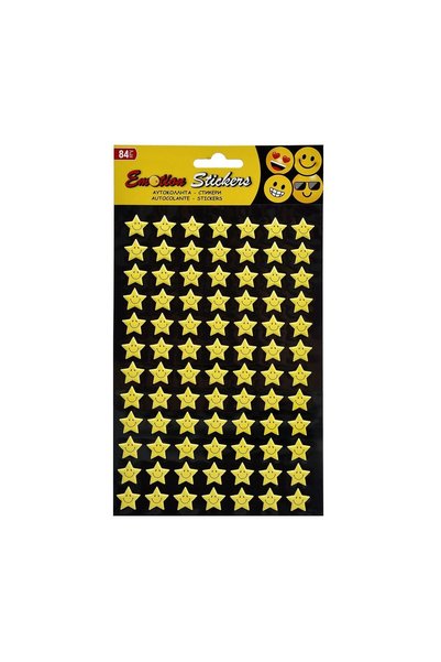 OEM Set autocolante creative pentru copii, 84 bucăți/file – smile, autocolante