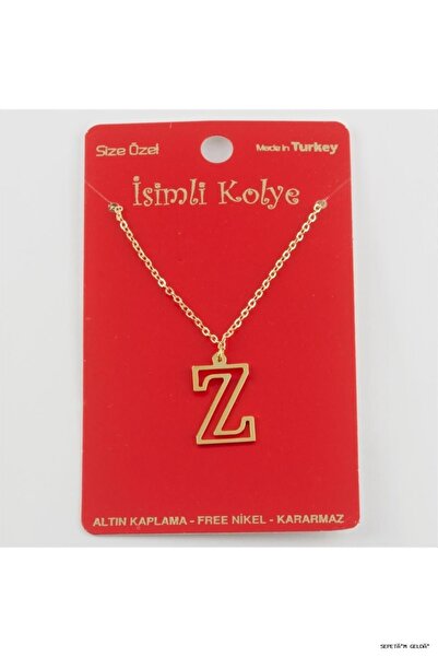 ZERO LAND Spt-Gld Solid Brass Letter Pendant (05148) Z