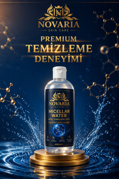 Micellar Water 400 ml - Hyalüronik Asit & Kolajen Özlü Misel Temizleme Suyu