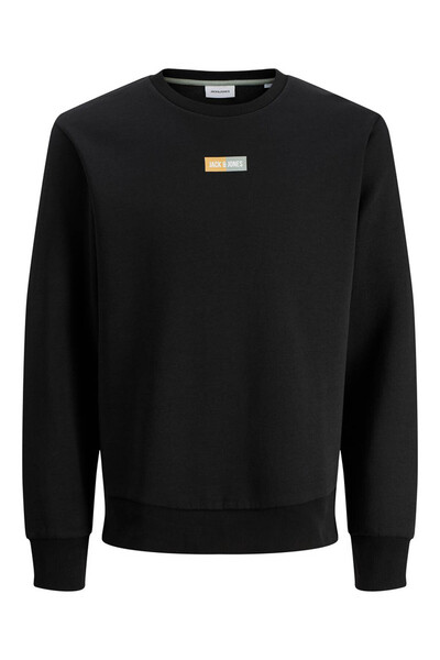 Jack & Jones Jjpan Sweat Crew Neck Smu Black Men's Sweatshirt 12310759