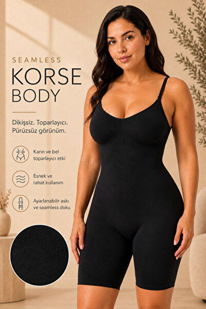 nisaNCa Full-Length Corset Non-Marking Firming Belly, Abdomen, Waist, Hips an...