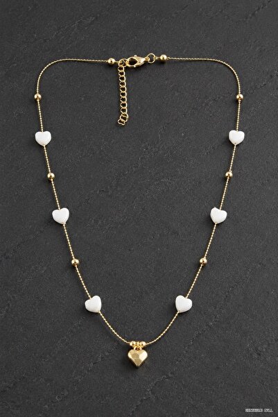 ZERO LAND Zngzrmll Heart (23923) Necklace Yellow