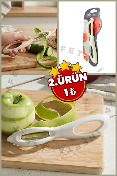 İnfeta Vegetable and Fruit Side Peeler - Practical Peeler Multi-Purpose Fruit...