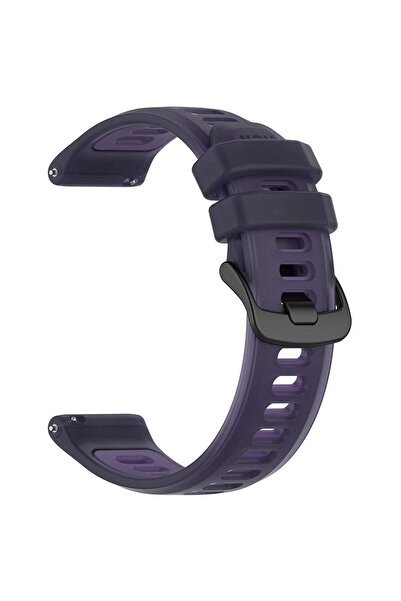 Techsuit Каишка за Garmin Venu 2, часовникова каишка (W084), бяло-лилава