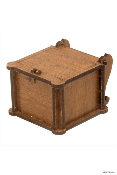 ZERO LAND Zngzrmll Wooden Ring (33417) Brown