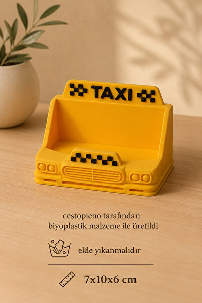 CESTOPİENO Suport pentru cărți de vizită cu tematică taxi |   Organizator dec...