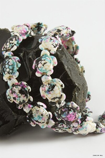 ZERO LAND Zngzrmll 1.8mm Turtle Turquoise (33925) Stone Ebruli