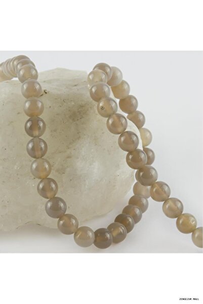 ZERO LAND Zngzrmll 8 mm Agate Stone (32159) Gray Standard