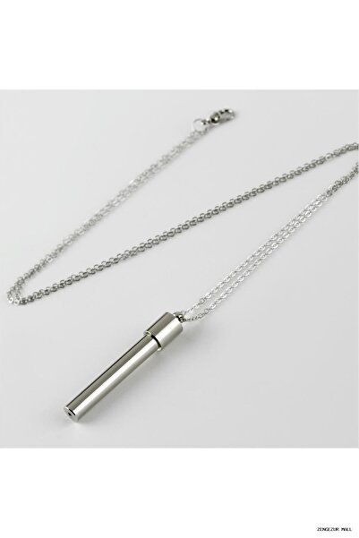 ZERO LAND Zngzrmll Wish Stick Necklace (31430) Silver Color
