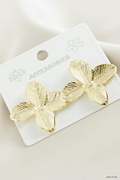 ZERO LAND Zngzrmll Flower Metal (41600) Earrings Yellow