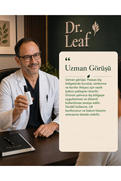 Dr.Leaf Kasık Mantarı Bakım Kremi – Panthenol + Aloe Vera 50 ml - , Koku Giderici ve Nemlendirici Bakım Kremi