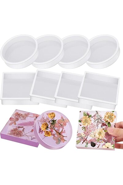 GENERAL Silicone Resin Molds,Heart Shaped Jars Silicone Molds with Pink Lid f...