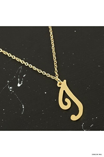 ZERO LAND Zngzrmll Solid Brass Lettered (43634) Necklace J