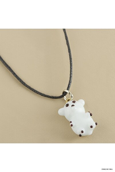 ZERO LAND Zngzrmll Polar Bear Glass (40500) Pendant White