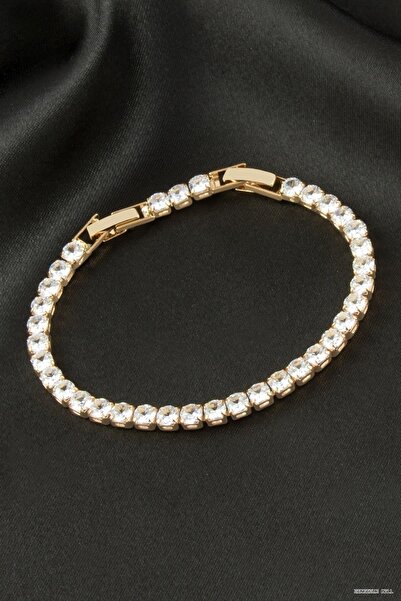 ZERO LAND Zngzrmll Round Zircon Stone Luxury Tarnish Proof Bracelet 4 (35931)...