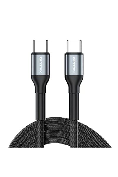 GENERAL Zentrix 60W USB C Fast Charging Cable 1m Braided Power Charger Cord U...