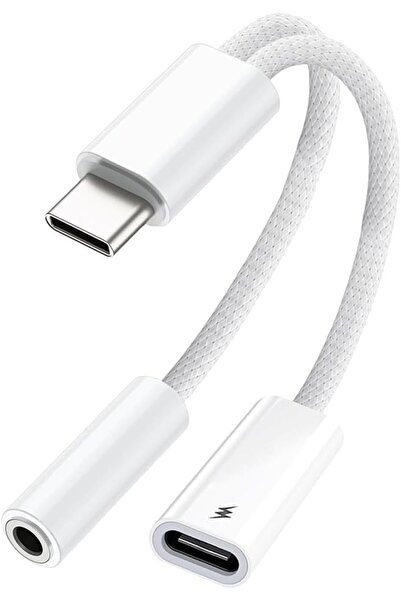 ELEPHANTBOAT فيريلوكس ®   محول صوت USB C إلى مقبس 3.5 ملم، محول 2 في 1 من الن...
