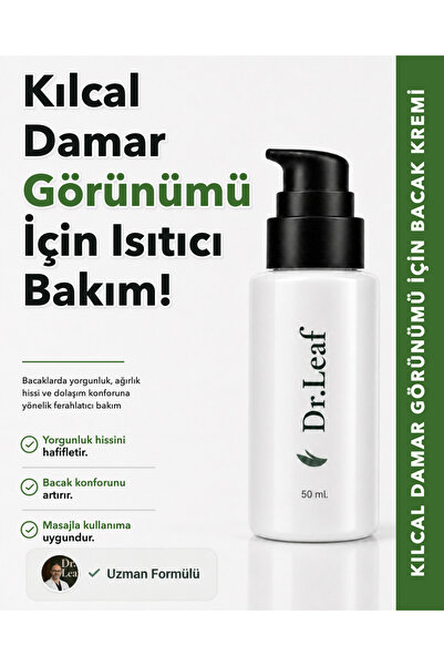Kılcal Damar Görünümü için Bacak Kremi – At Kestanesi + Kafein 50 ml