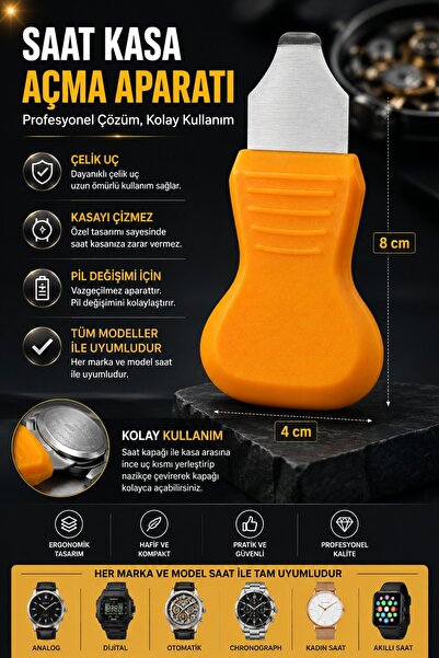 Leerybee Saat Kasa Açma Aparatı Çelik Uçlu – Saat Arka Kapak Açıcı Pil Değişt...